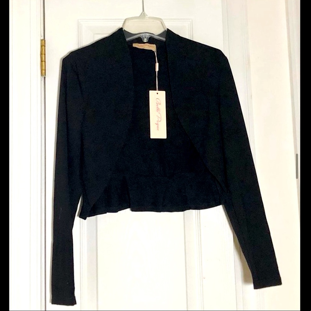 NEVER WORN Belle Poque open-front sweater